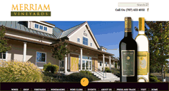 Desktop Screenshot of merriamvineyards.com