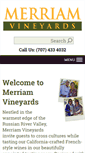 Mobile Screenshot of merriamvineyards.com